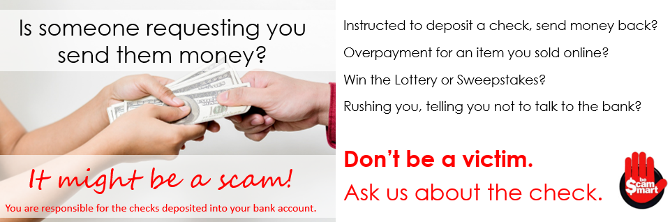 Scams are everywhere. Don’t be a victim!